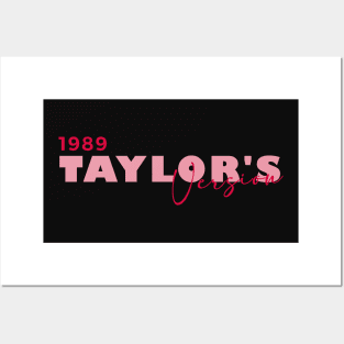 Taylor's version | pink Posters and Art